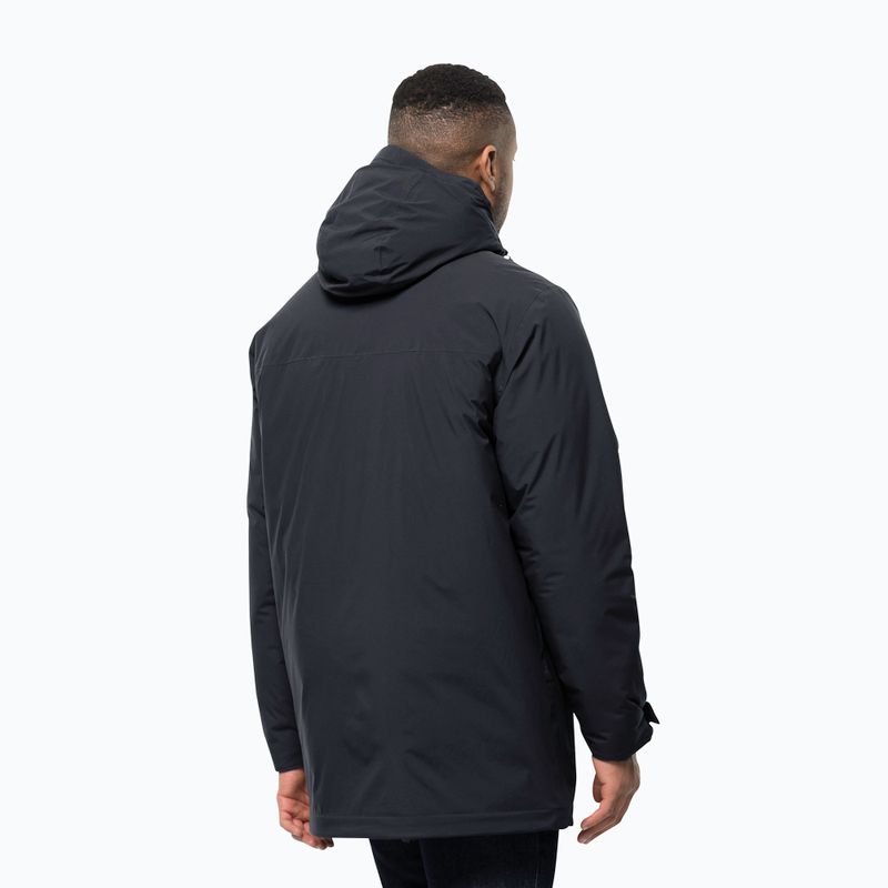 Pánská péřová bunda Jack Wolfskin Koenigsbau Parka dark navy 2