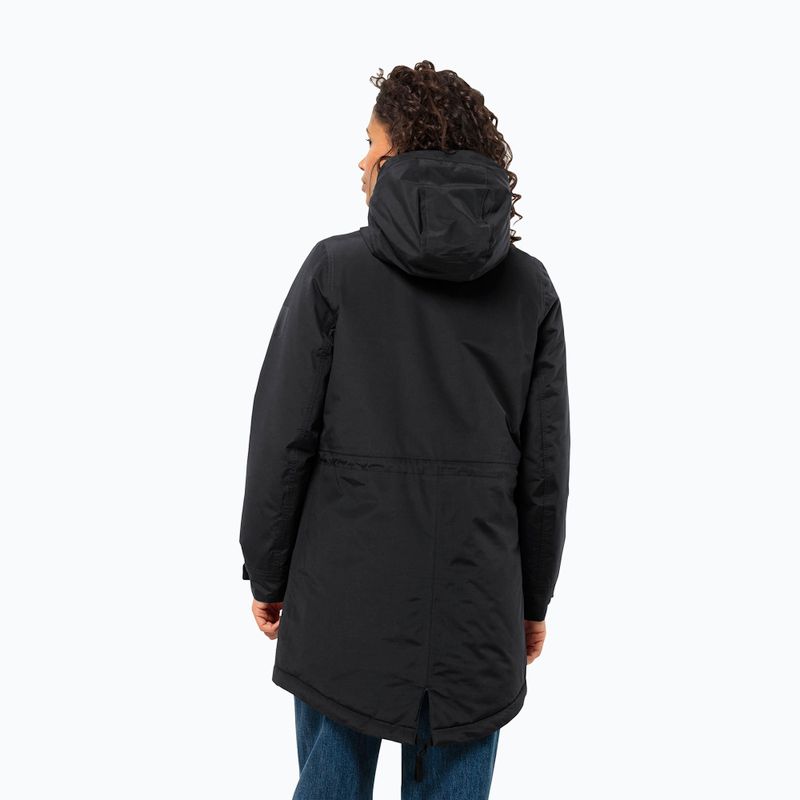 Dámská zimní bunda Jack Wolfskin Talforst Parka black 2