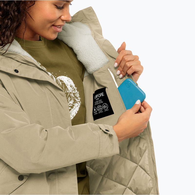 Dámská zimní bunda Jack Wolfskin Talforst Parka anis 4