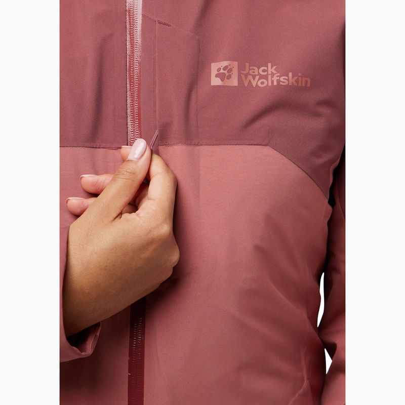 Dámská bunda 3v1 Jack Wolfskin Hunberg mineral red 9