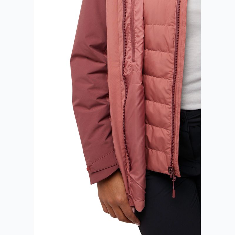 Dámská bunda 3v1 Jack Wolfskin Hunberg mineral red 12
