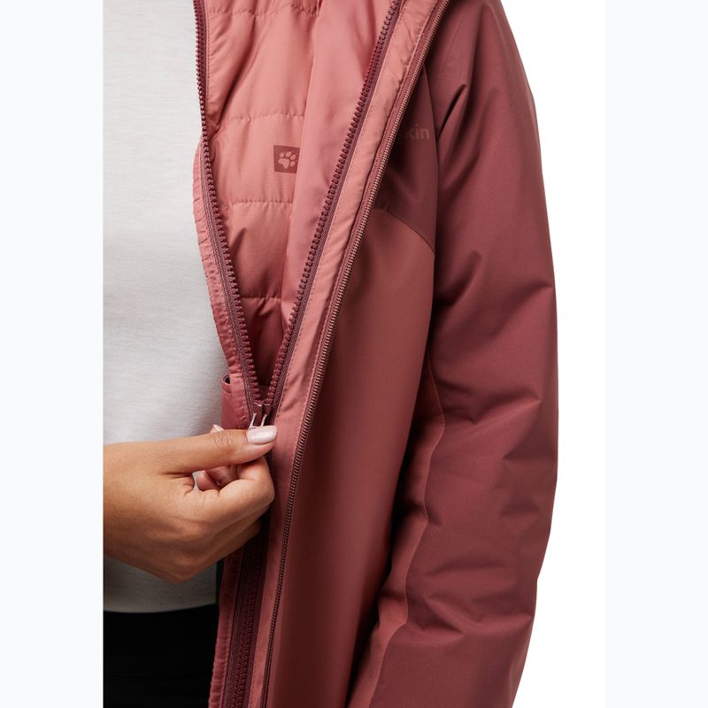 Dámská bunda 3v1 Jack Wolfskin Hunberg mineral red 13