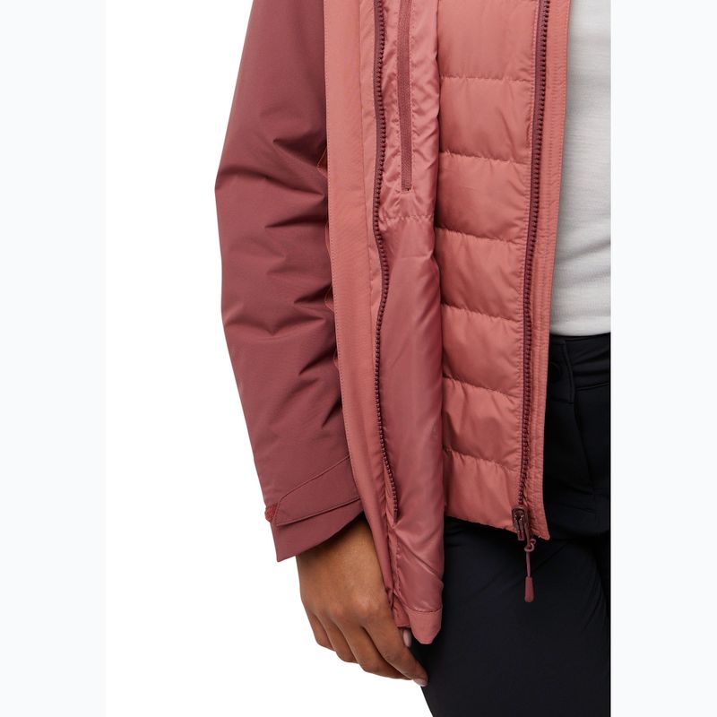 Dámská bunda 3v1 Jack Wolfskin Hunberg mineral red 14