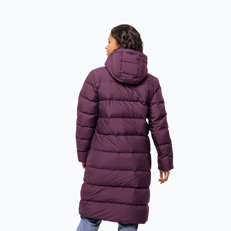 Dámský péřový kabát Jack Wolfskin Frozen Palace berry jam 2