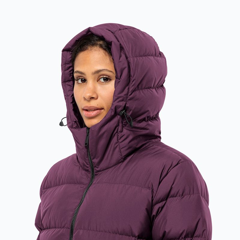 Dámský péřový kabát Jack Wolfskin Frozen Palace berry jam 3