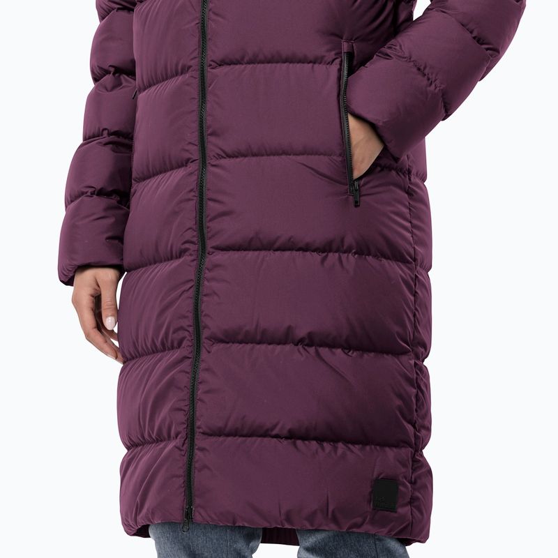 Dámský péřový kabát Jack Wolfskin Frozen Palace berry jam 4