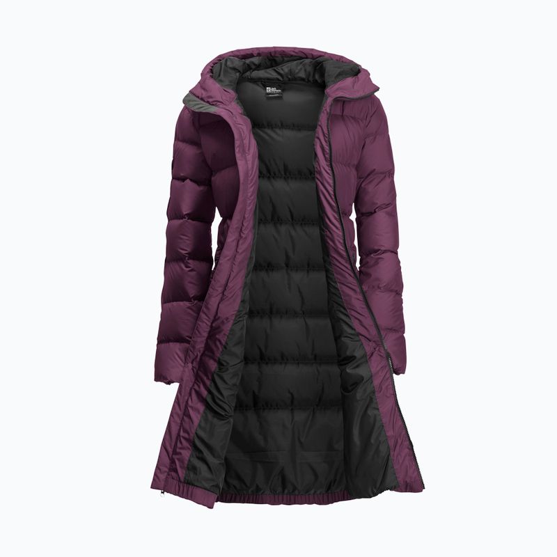 Dámský péřový kabát Jack Wolfskin Frozen Palace berry jam 8