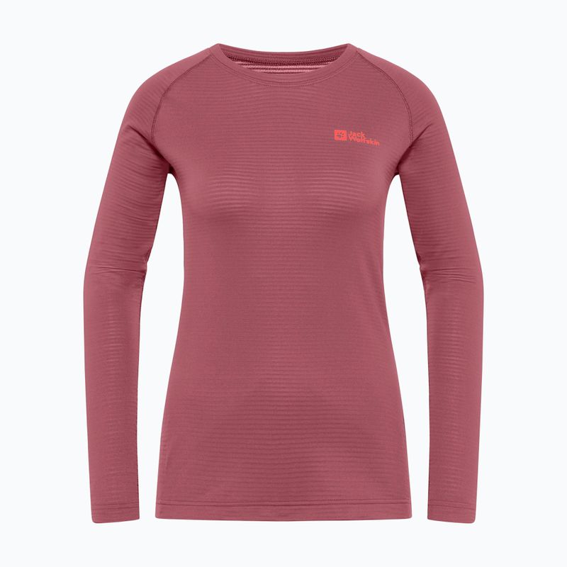 Dámské termo tričko longsleeve Jack Wolfskin Infinite Warm red ochre 3
