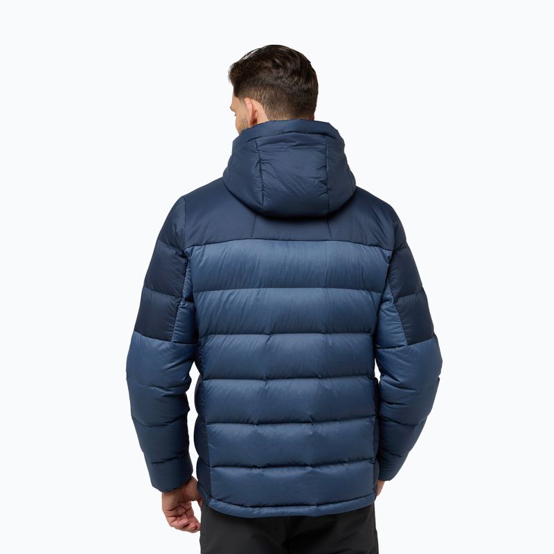 Pánská péřová bunda Jack Wolfskin Nebelhorn Down Hoody nature blue 2