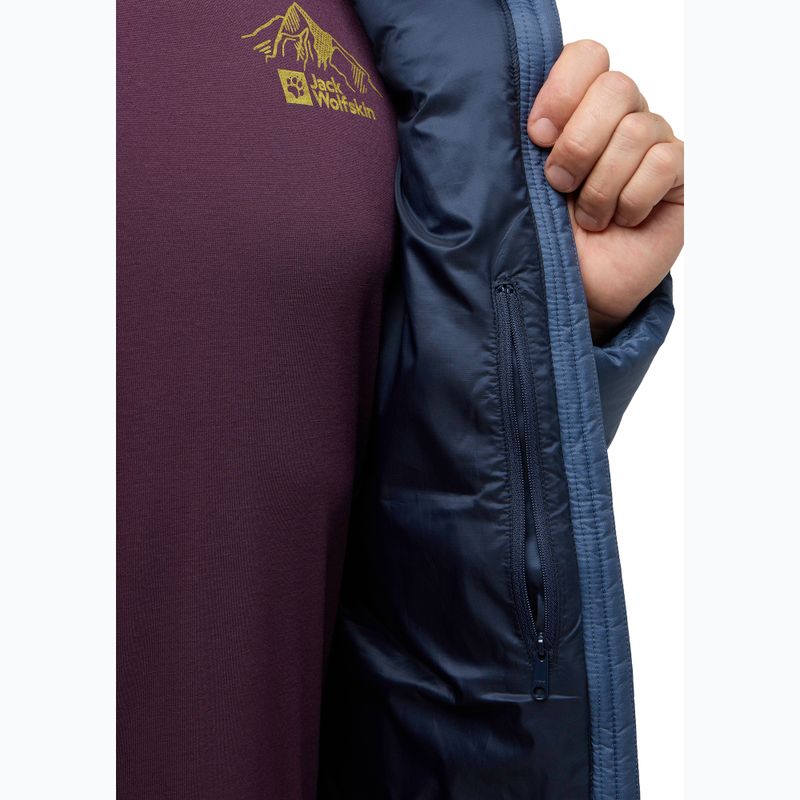 Pánská péřová bunda Jack Wolfskin Nebelhorn Down Hoody nature blue 9