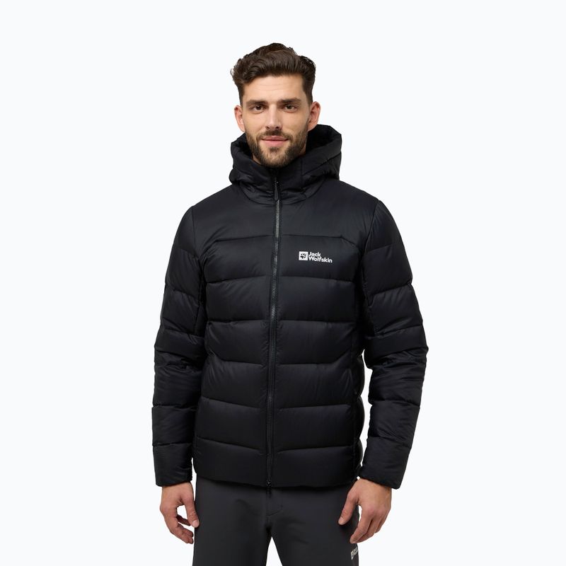 Pánská péřová bunda Jack Wolfskin Nebelhorn Down Hoody black