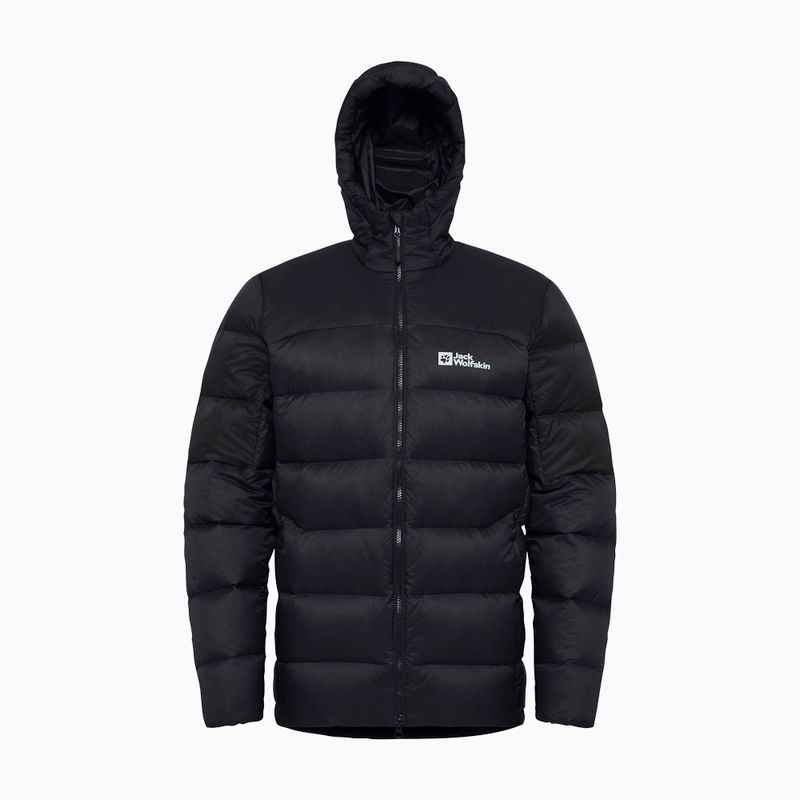 Pánská péřová bunda Jack Wolfskin Nebelhorn Down Hoody black 20