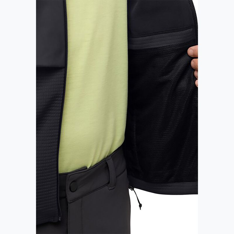 Pánská fleecová mikina Jack Wolfskin Dormer black 4