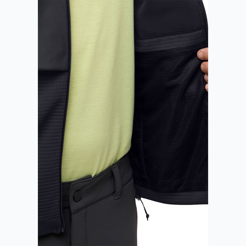 Pánská fleecová mikina Jack Wolfskin Dormer black 4