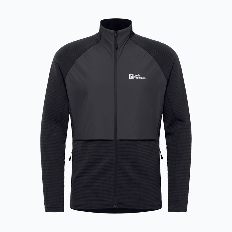 Pánská fleecová mikina Jack Wolfskin Dormer black 5