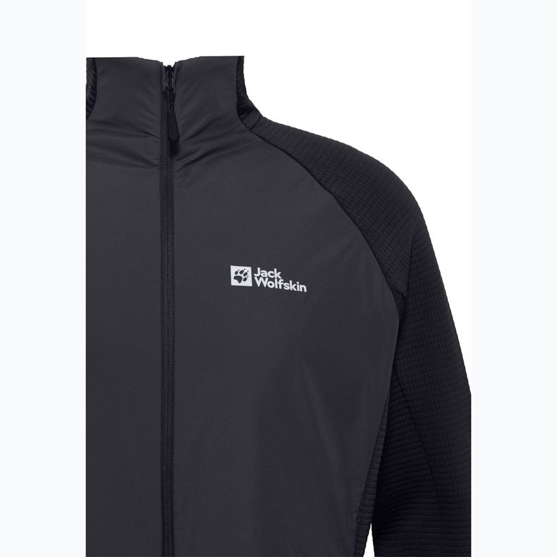 Pánská fleecová mikina Jack Wolfskin Dormer black 7