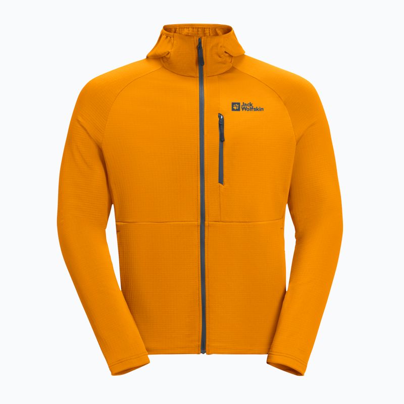 Pánská fleecová mikina Jack Wolfskin Kolbenberg Hooded Fz safflower 6