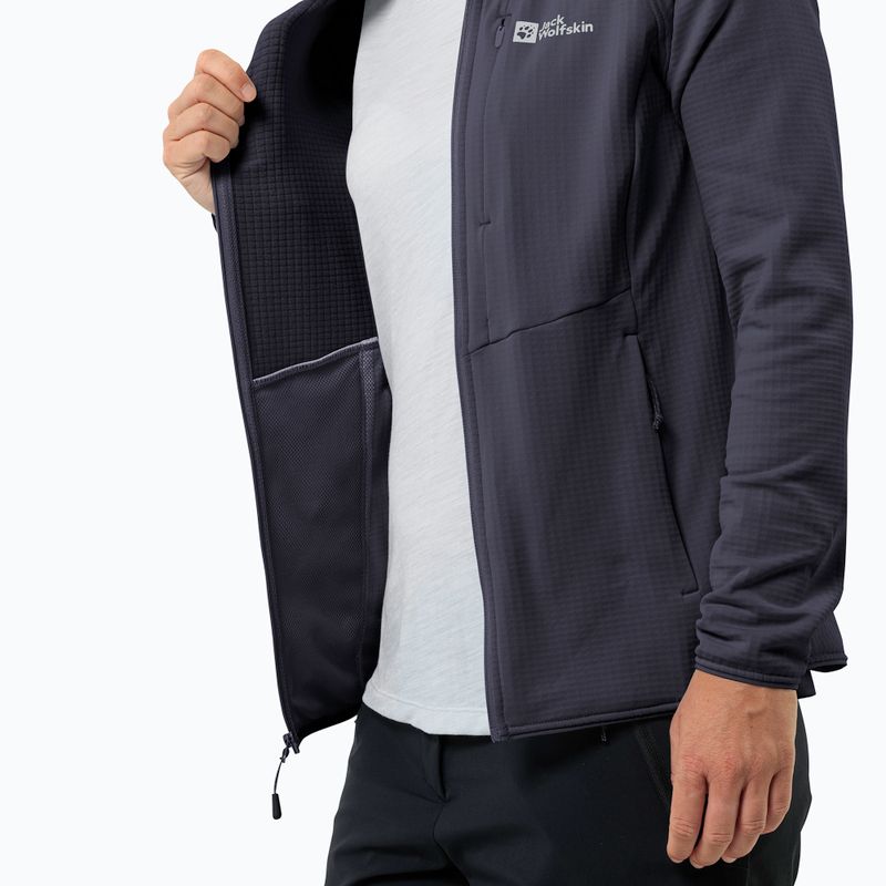 Dámská fleecová mikina Jack Wolfskin Kolbenberg Hooded Fz graphite 6