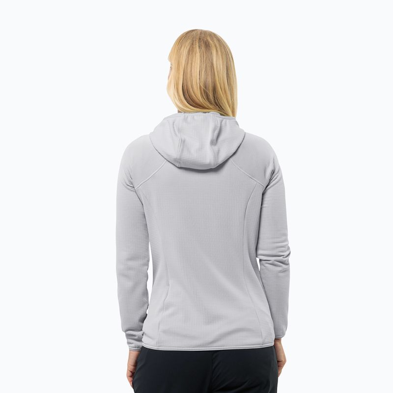 Dámská fleecová mikina Jack Wolfskin Kolbenberg Hooded Fz cool grey 2