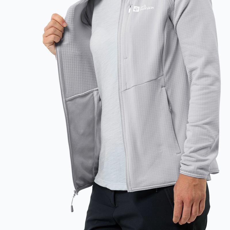 Dámská fleecová mikina Jack Wolfskin Kolbenberg Hooded Fz cool grey 6