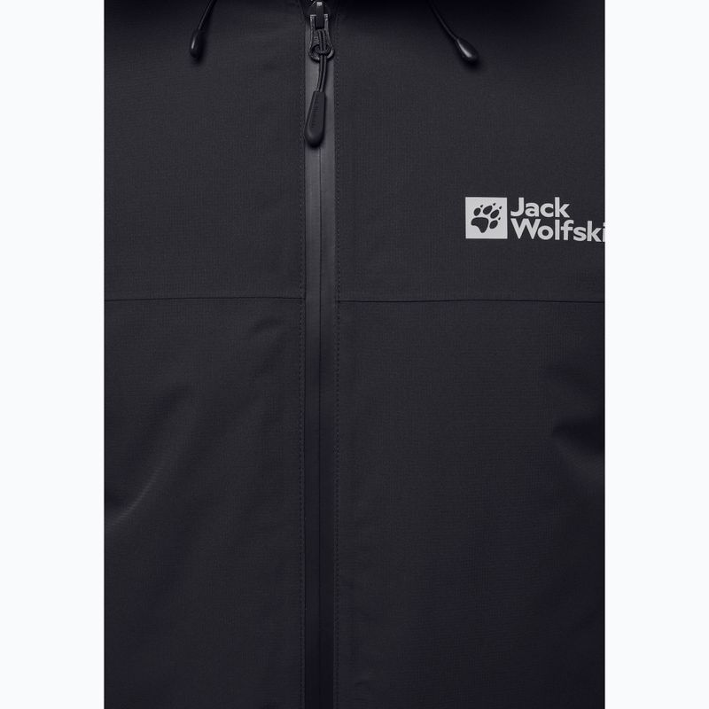 Pánská péřová bunda Jack Wolfskin Wisper Ins black 5