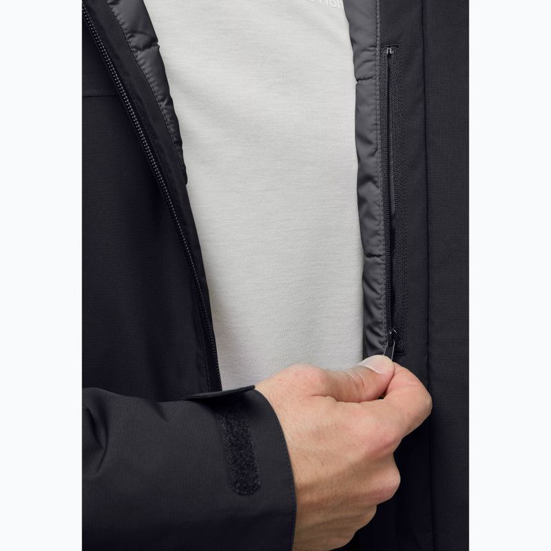 Pánská péřová bunda Jack Wolfskin Wisper Ins black 8