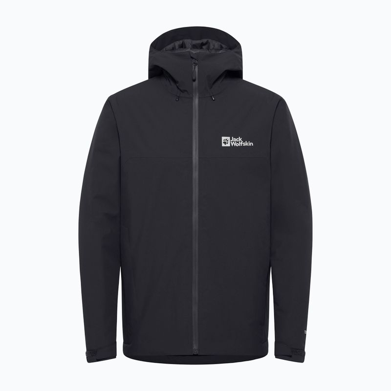 Pánská péřová bunda Jack Wolfskin Wisper Ins black 10