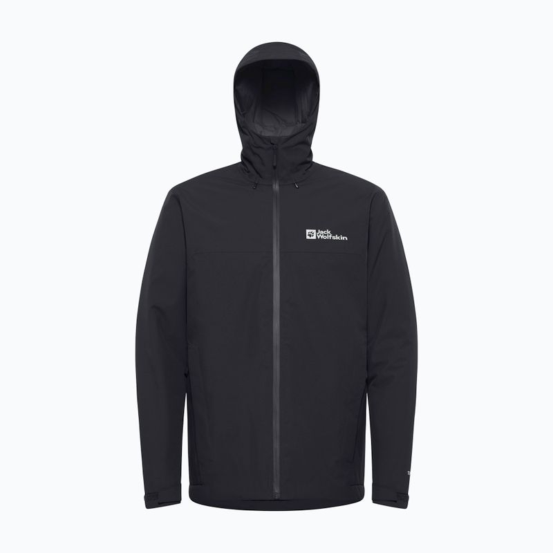 Pánská péřová bunda Jack Wolfskin Wisper Ins black 11
