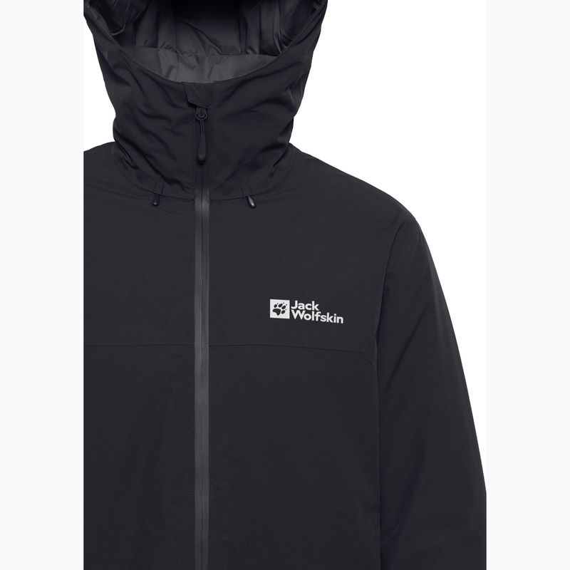 Pánská péřová bunda Jack Wolfskin Wisper Ins black 13
