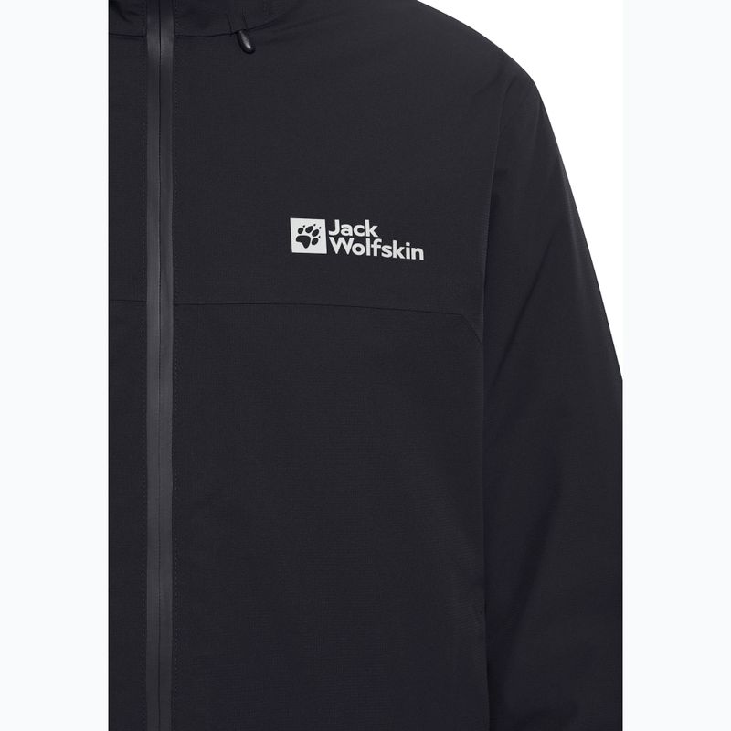 Pánská péřová bunda Jack Wolfskin Wisper Ins black 14