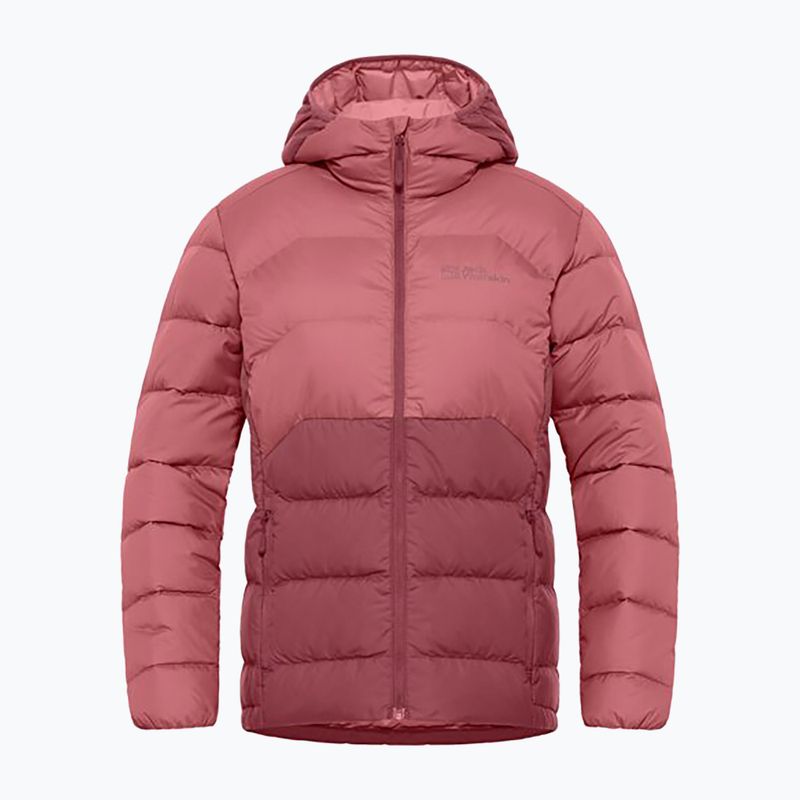 Dámská péřová bunda Jack Wolfskin Ather Down Hoody red ochre 8