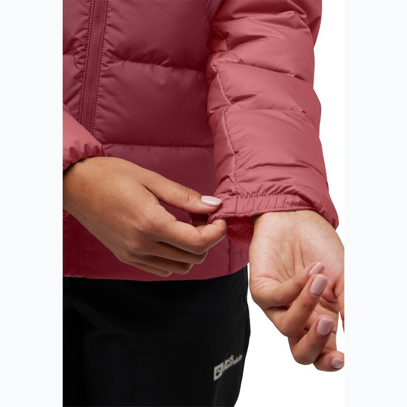 Dámská péřová bunda Jack Wolfskin Ather Down Hoody red ochre 5