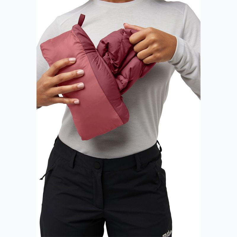 Dámská péřová bunda Jack Wolfskin Ather Down Hoody red ochre 9