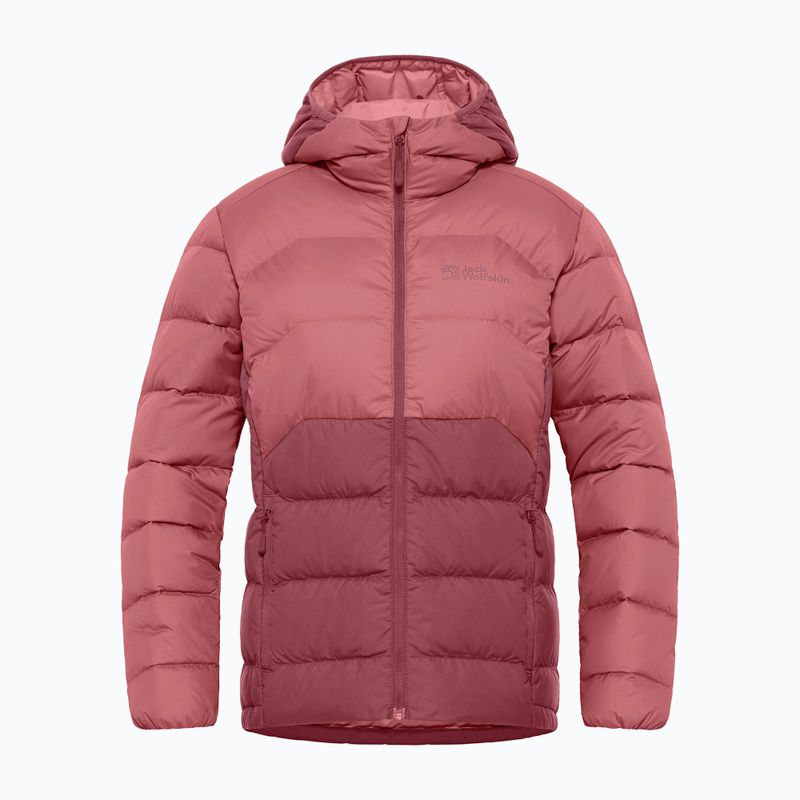 Dámská péřová bunda Jack Wolfskin Ather Down Hoody red ochre 10