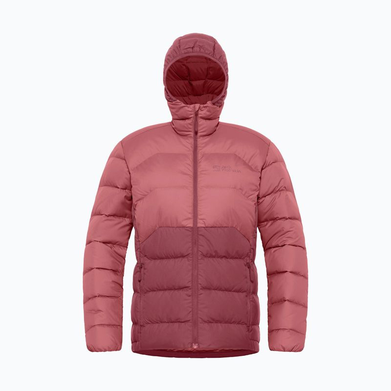 Dámská péřová bunda Jack Wolfskin Ather Down Hoody red ochre 11