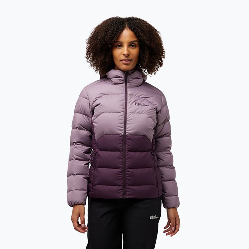 Dámská péřová bunda Jack Wolfskin Ather Down Hoody midnight plum