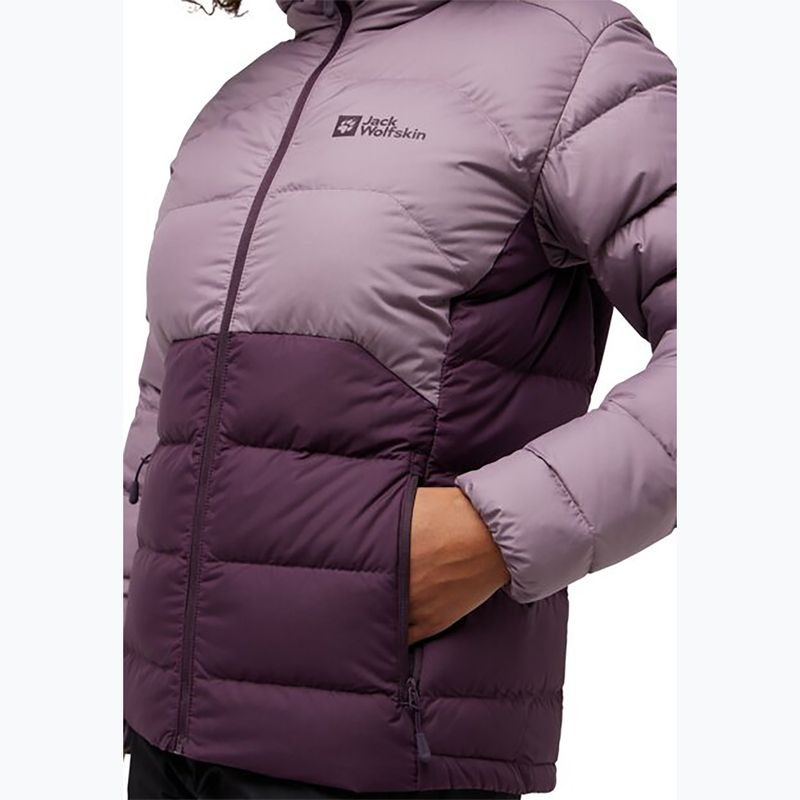 Dámská péřová bunda Jack Wolfskin Ather Down Hoody midnight plum 3