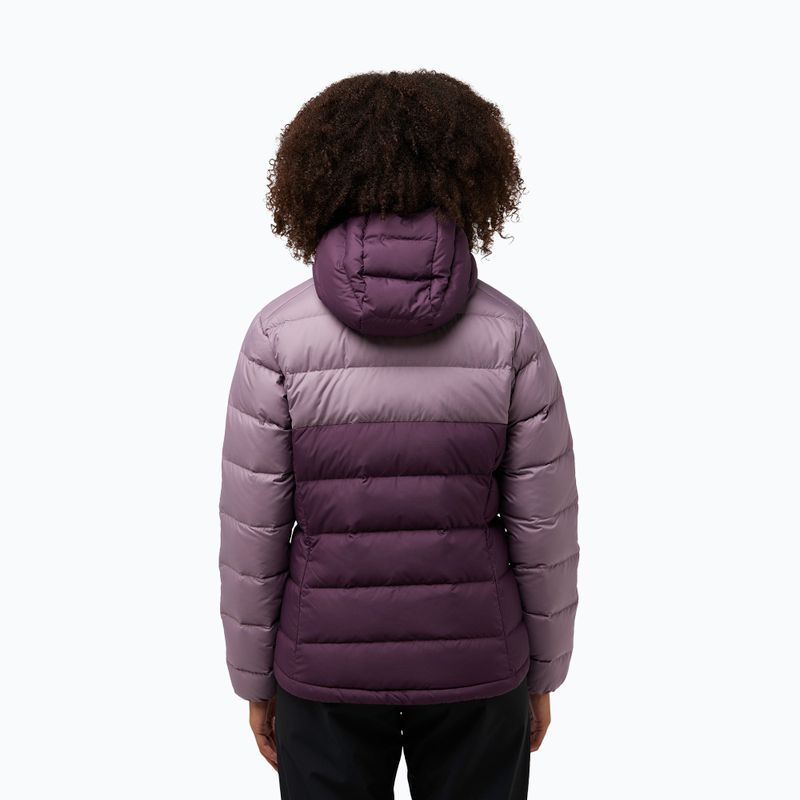 Dámská péřová bunda Jack Wolfskin Ather Down Hoody midnight plum 2