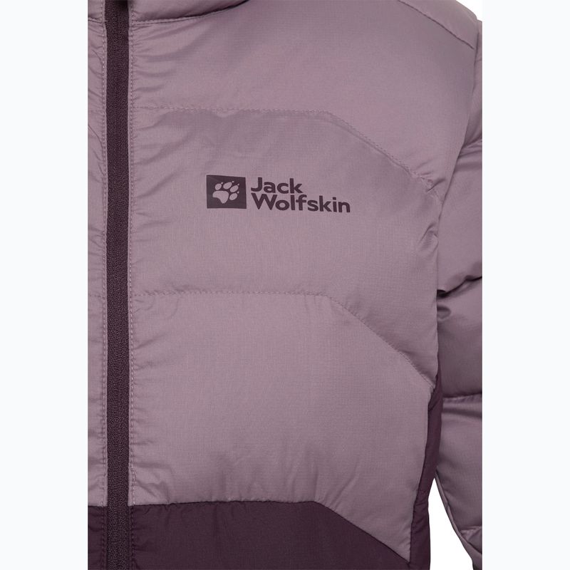 Dámská péřová bunda Jack Wolfskin Ather Down Hoody midnight plum 4
