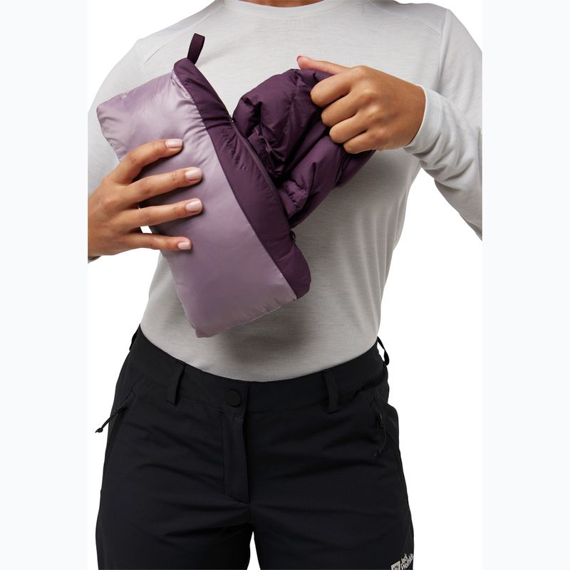 Dámská péřová bunda Jack Wolfskin Ather Down Hoody midnight plum 9