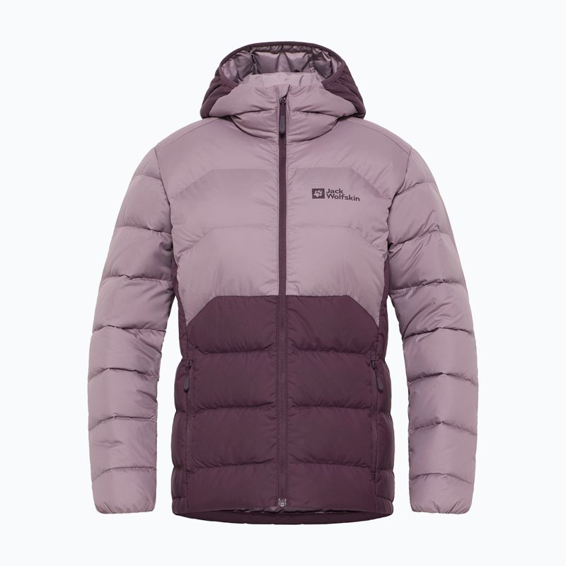 Dámská péřová bunda Jack Wolfskin Ather Down Hoody midnight plum 10