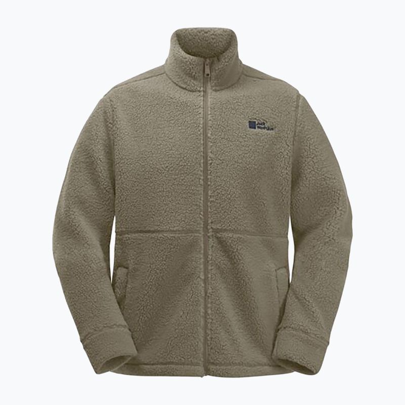 Pánská fleecová mikina Jack Wolfskin Felslicht anis