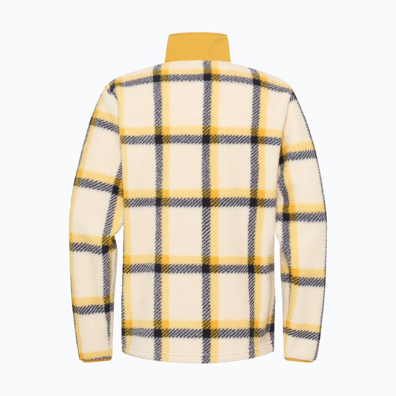 Pánská fleecová mikina Jack Wolfskin Felslicht Check panna cotta 7