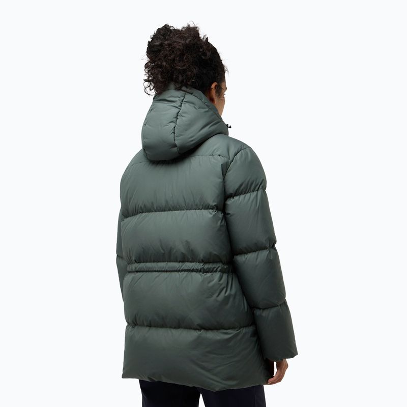 Dámská péřová bunda Jack Wolfskin Kirschallee slate green 2