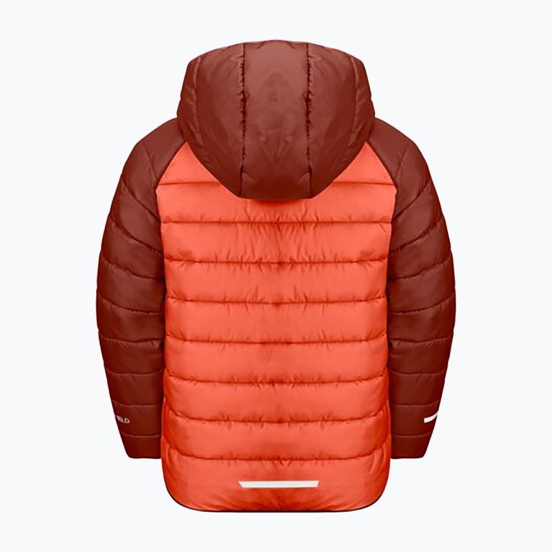 Dětská péřová bunda Jack Wolfskin Zenon coral orange 5