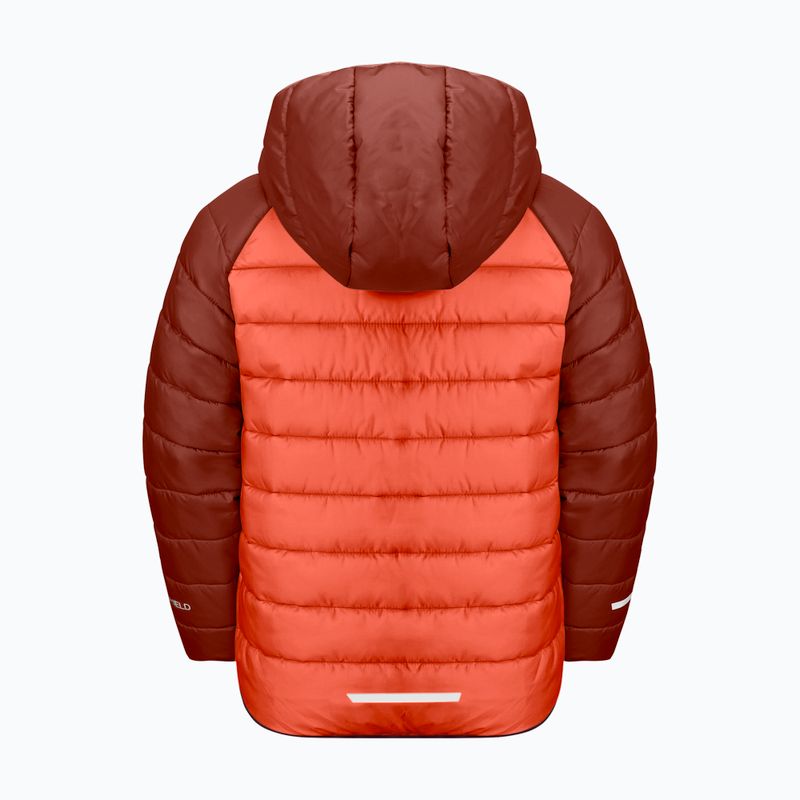 Dětská péřová bunda Jack Wolfskin Zenon coral orange 6