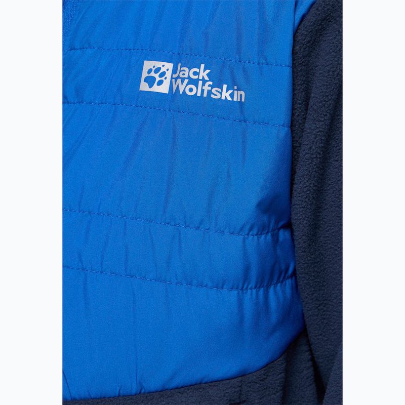 Dětská hybridní bunda Jack Wolfskin Haldor Hybrid crisp cobalt 5