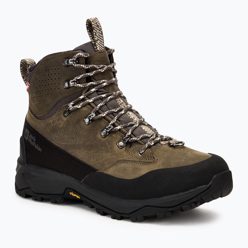 Pánské trekové boty Jack Wolfskin Terraquest Arctic Texapore Mid cold coffee