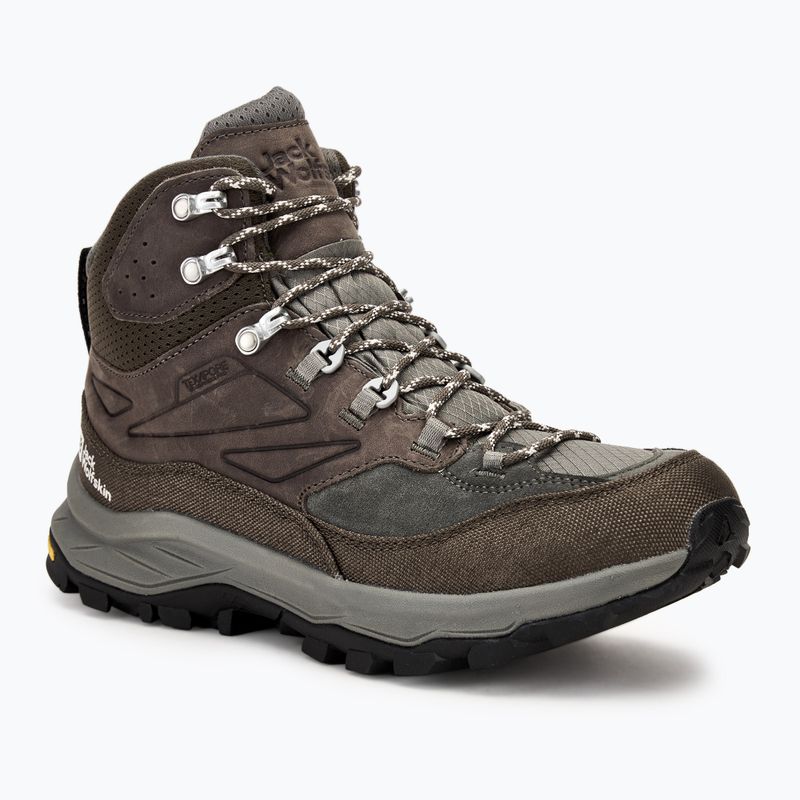 Pánské trekové boty Jack Wolfskin Cyrox Texapore Mid cold coffee