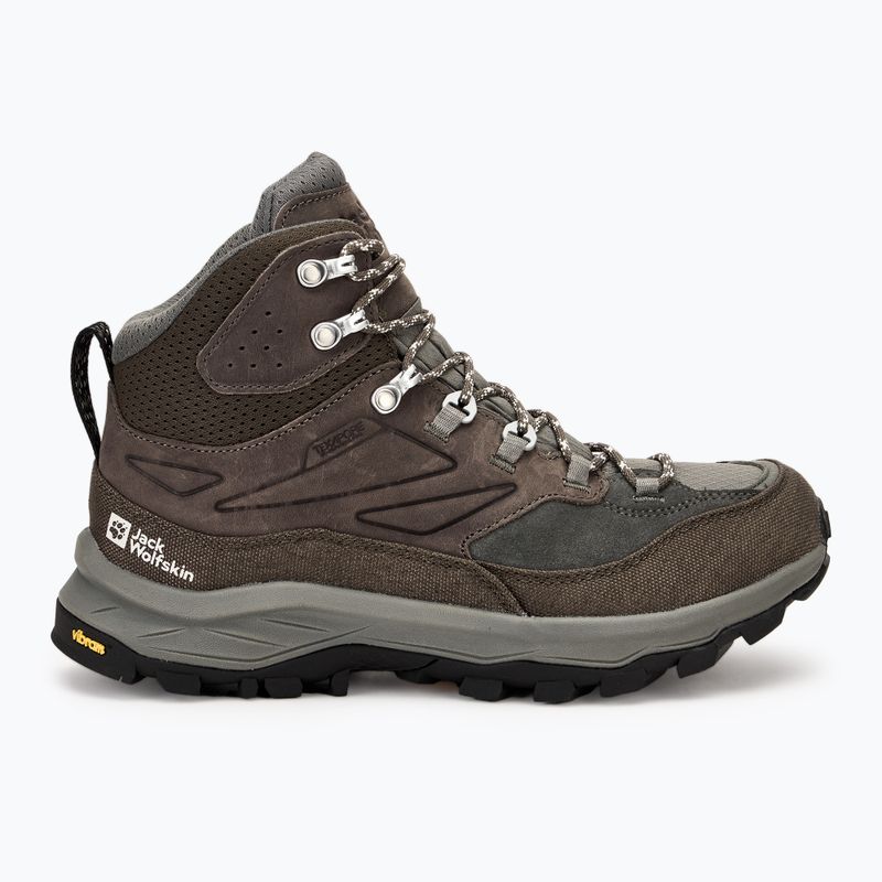 Pánské trekové boty Jack Wolfskin Cyrox Texapore Mid cold coffee 2